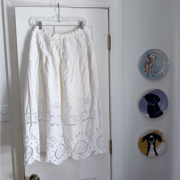 Future Collective Dresses & Skirts - Doen- Like White Maxi Skirt